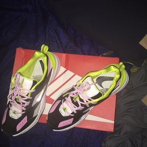 Nike m2k tekno black and metalic silver